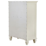 Sandy Beach 5-drawer Bedroom Chest Cream White - 201305