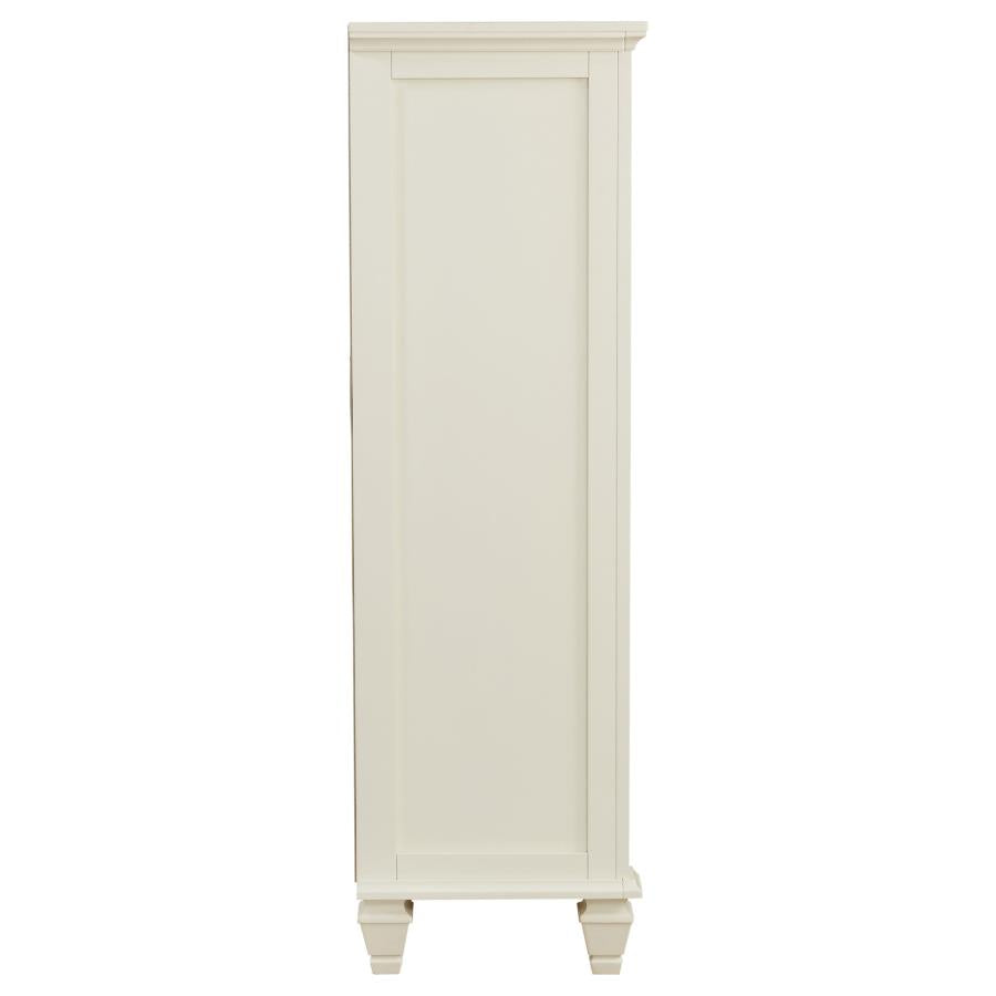 Sandy Beach 5-drawer Bedroom Chest Cream White - 201305