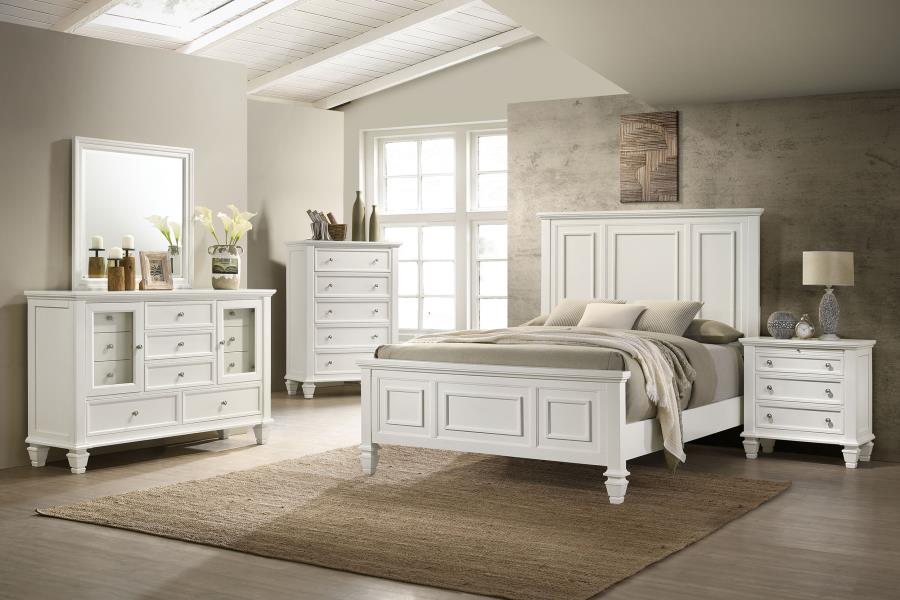 Sandy Beach 5-drawer Bedroom Chest Cream White - 201305