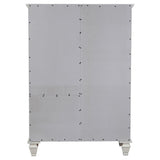 Sandy Beach 8-drawer Door Chest Cream White - 201308