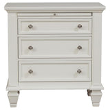 Sandy Beach 4-piece Eastern King Bedroom Set Cream White - 201309KE-S4