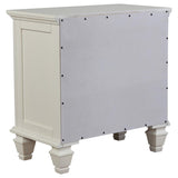 Sandy Beach 5-piece Eastern King Bedroom Set Cream White - 201309KE-S5