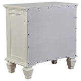 Sandy Beach 5-piece Queen Bedroom Set Cream White - 201309Q-S5