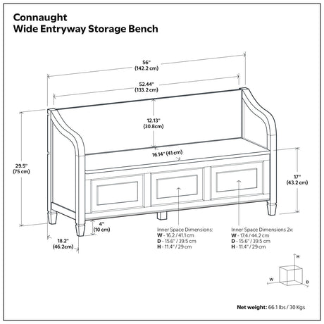 Connaught - Storage Bench