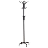 Collier 12 Hook Freestanding Coat Rack Hat Hanger Black - 2019