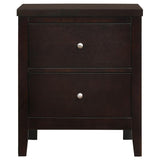Carlton 5-piece Full Bedroom Set Cappuccino - 202091F-S5