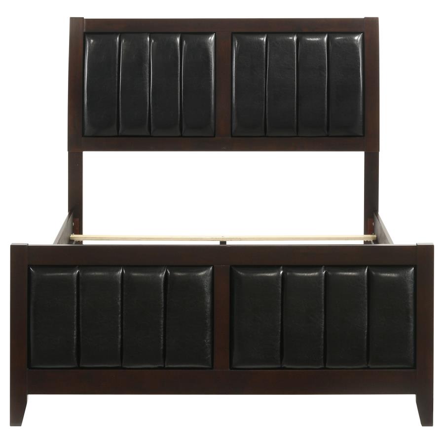 Carlton Wood Full Panel Bed Cappuccino - 202091F