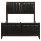 Carlton Wood Full Panel Bed Cappuccino - 202091F