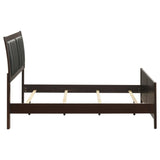 Carlton Wood Full Panel Bed Cappuccino - 202091F