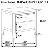 Carlton 4-piece Eastern King Bedroom Set Cappuccino - 202091KE-S4