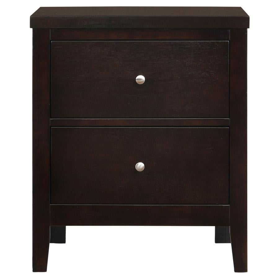 Carlton 4-piece California King Bedroom Set Cappuccino - 202091KW-S4
