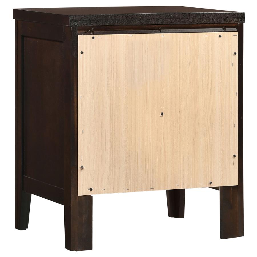Carlton 5-piece California King Bedroom Set Cappuccino - 202091KW-S5