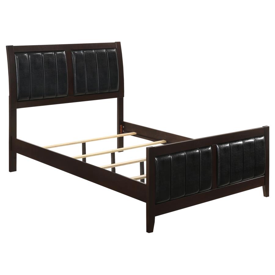 Carlton Wood California King Panel Bed Cappuccino - 202091KW