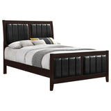 Carlton Wood California King Panel Bed Cappuccino - 202091KW