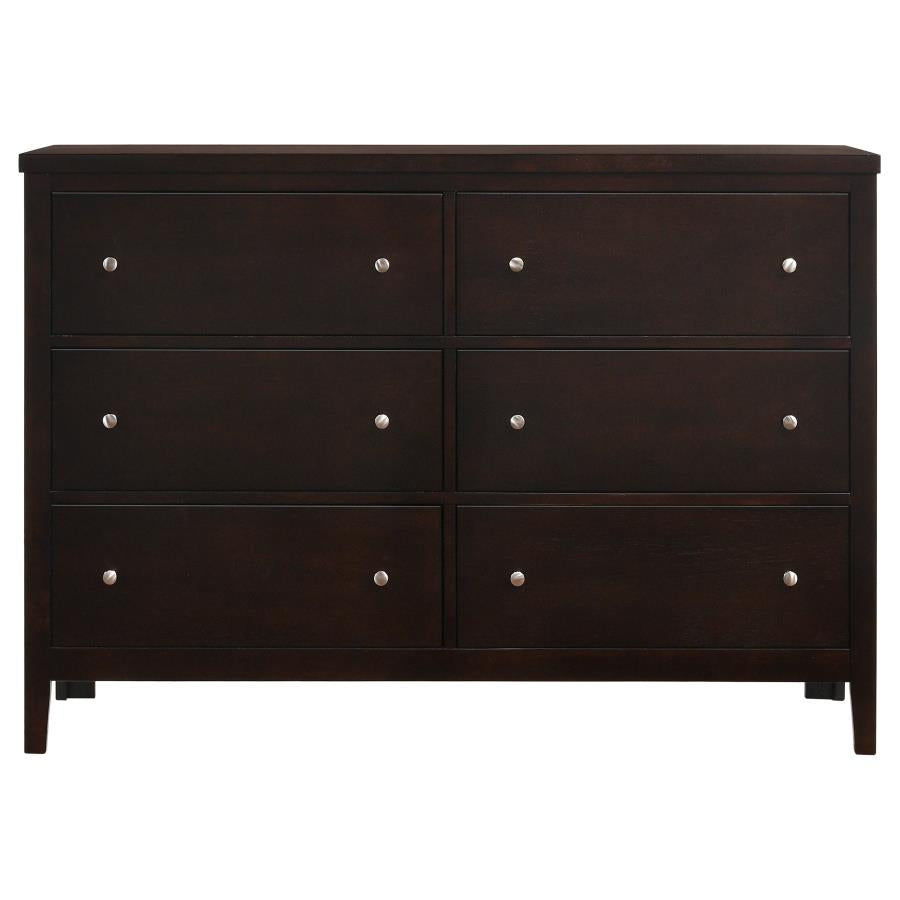 Carlton 4-piece Queen Bedroom Set Cappuccino - 202091Q-S4