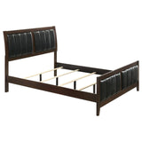 Carlton Wood Queen Panel Bed Cappuccino - 202091Q