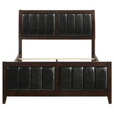 Carlton Wood Queen Panel Bed Cappuccino - 202091Q