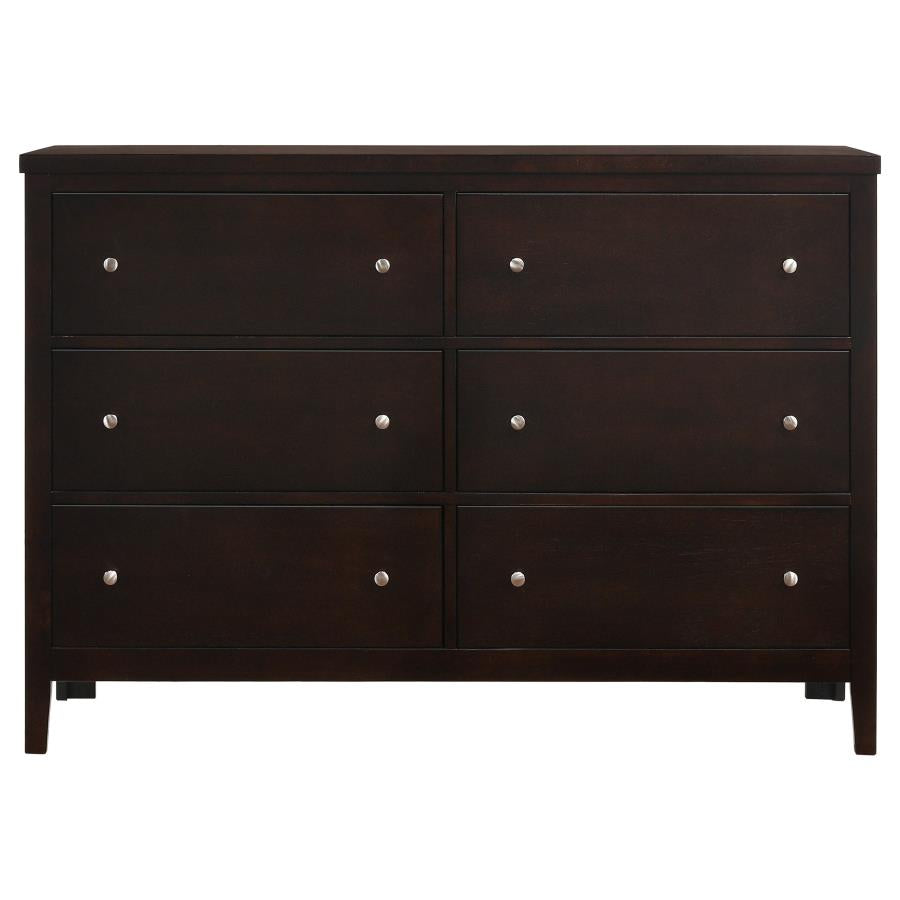 Carlton 4-piece Twin Bedroom Set Cappuccino - 202091T-S4