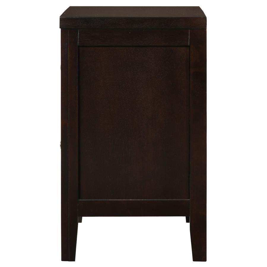 Carlton 2-drawer Nightstand Cappuccino - 202092