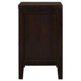 Carlton 2-drawer Nightstand Cappuccino - 202092