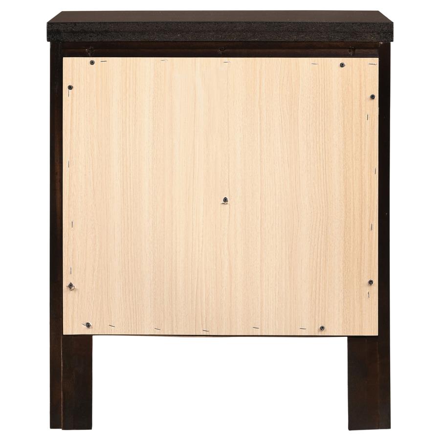 Carlton 2-drawer Nightstand Cappuccino - 202092