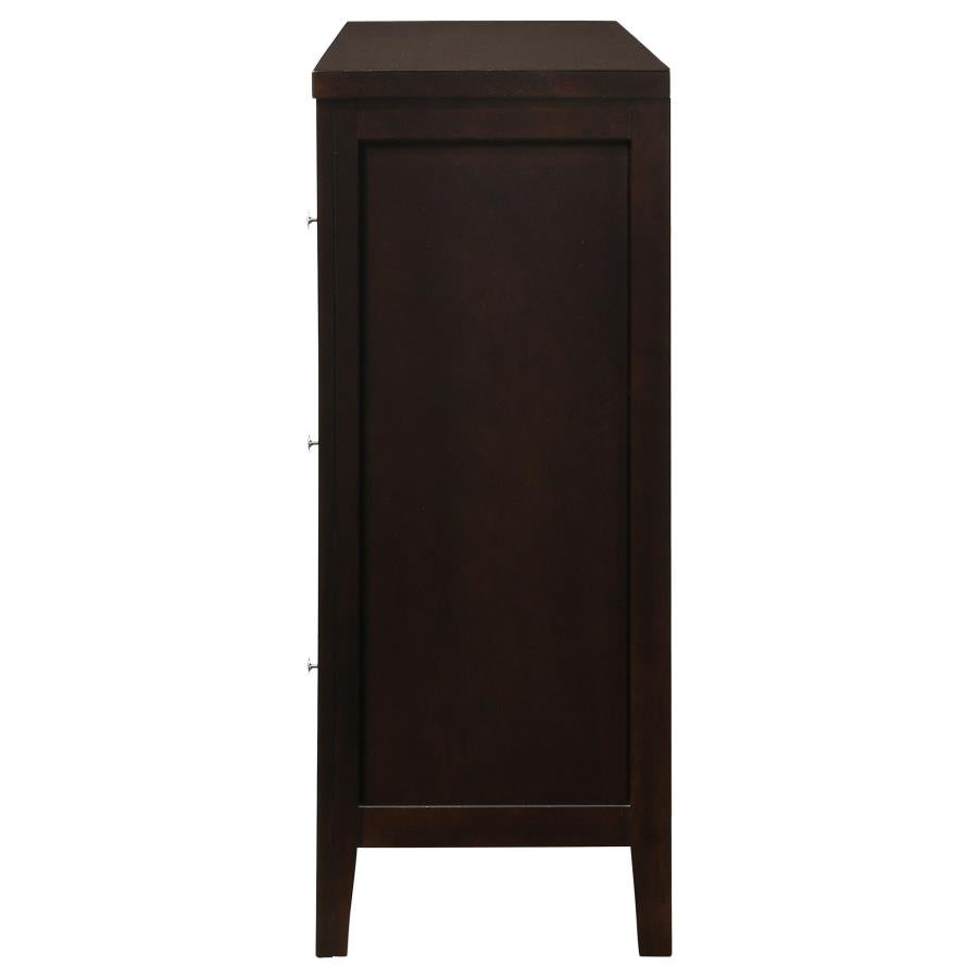 Carlton 6-drawer Dresser Cappuccino - 202093