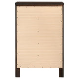 Carlton 5-drawer Bedroom Chest Cappuccino - 202095