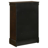 Louis Philippe 5-piece Full Bedroom Set Cappuccino - 202411F-S5