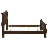 Louis Philippe Wood Full Sleigh Bed Cappuccino - 202411F