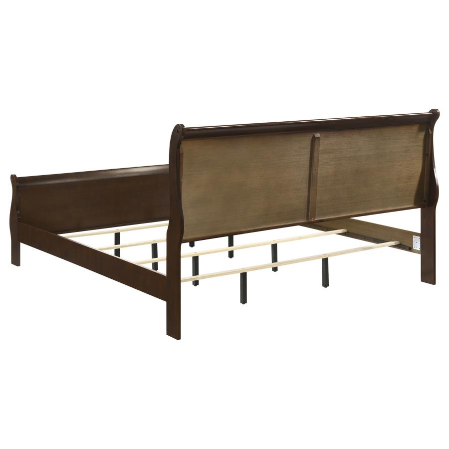 Louis Philippe 4-piece Eastern King Bedroom Set Cappuccino - 202411KE-S4