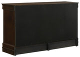 Louis Philippe 4-piece Eastern King Bedroom Set Cappuccino - 202411KE-S4
