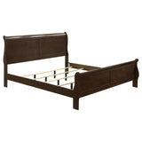 Louis Philippe 5-piece Eastern King Bedroom Set Cappuccino - 202411KE-S5