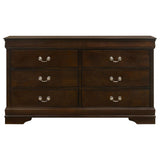 Louis Philippe 5-piece Eastern King Bedroom Set Cappuccino - 202411KE-S5