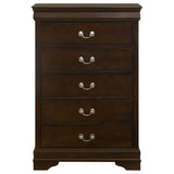 Louis Philippe 5-piece Eastern King Bedroom Set Cappuccino - 202411KE-S5