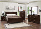 Louis Philippe 5-piece Queen Bedroom Set Cappuccino - 202411Q-S5