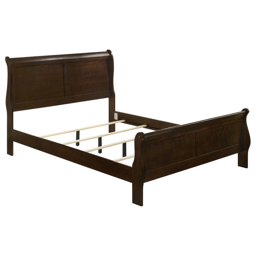 Louis Philippe 5-piece Queen Bedroom Set Cappuccino - 202411Q-S5