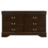 Louis Philippe 5-piece Queen Bedroom Set Cappuccino - 202411Q-S5
