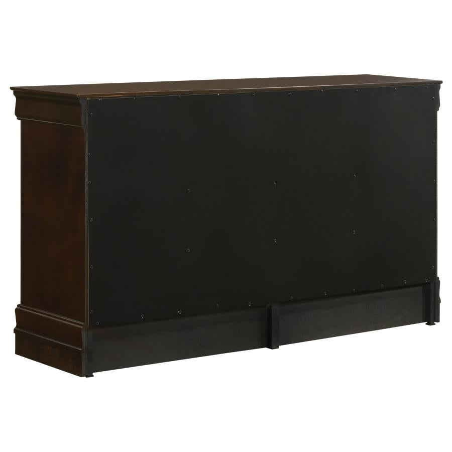 Louis Philippe 5-piece Queen Bedroom Set Cappuccino - 202411Q-S5