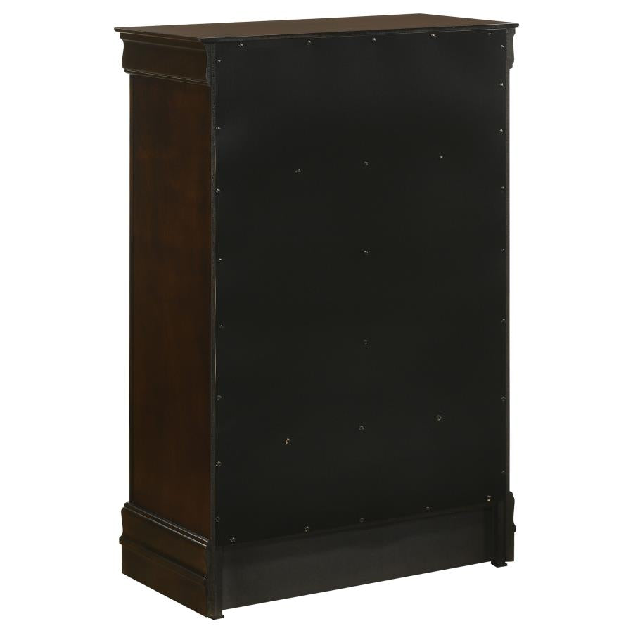 Louis Philippe 5-piece Queen Bedroom Set Cappuccino - 202411Q-S5