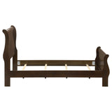 Louis Philippe Wood Twin Sleigh Bed Cappuccino - 202411T