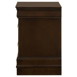 Louis Philippe 2-drawer Nightstand Cappuccino - 202412