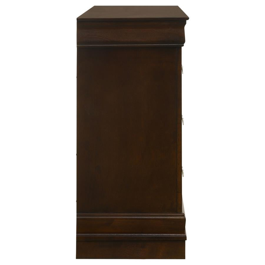 Louis Philippe 6-drawer Dresser Cappuccino - 202413