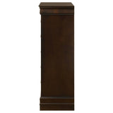 Louis Philippe 5-drawer Bedroom Chest Cappuccino - 202415