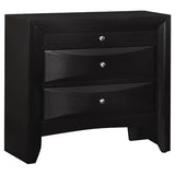Briana 4-piece Eastern King Bedroom Set Black - 202701KE-S4