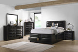Briana 5-piece Eastern King Bedroom Set Black - 202701KE-S5