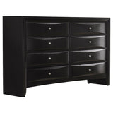 Briana 5-piece Eastern King Bedroom Set Black - 202701KE-S5