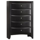 Briana 5-piece Eastern King Bedroom Set Black - 202701KE-S5