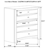 Briana 5-piece Eastern King Bedroom Set Black - 202701KE-S5