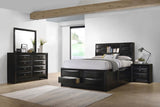 Briana 4-piece California King Bedroom Set Black - 202701KW-S4