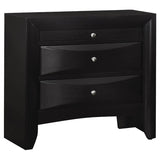 Briana 4-piece California King Bedroom Set Black - 202701KW-S4